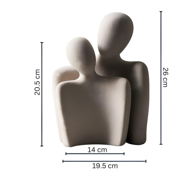 Couple Ceramic Love Figurine | Skanto