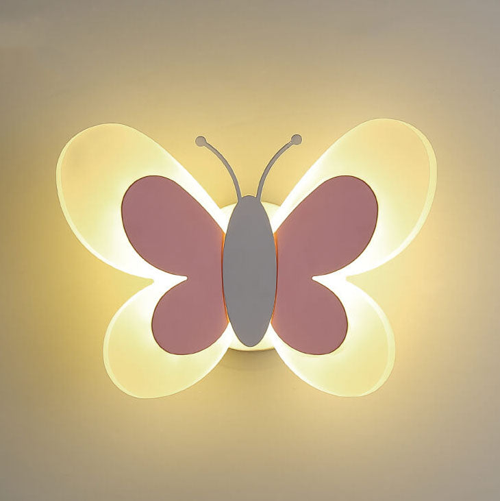 Skanto | LuminoArt – Vegglampe LED kreativ formet som en sommerfugl med 1 lys i akryl
