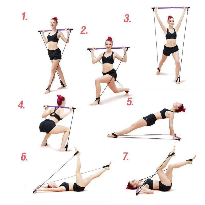 Skanto | Bærbar Pilates Bar Sett