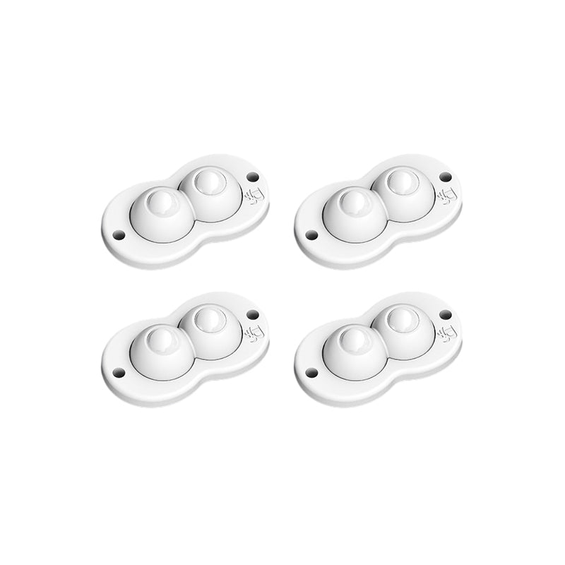 Rustfritt stål pasta mini universelt hjul 360 grader£¨4 stk£© | Skanto
