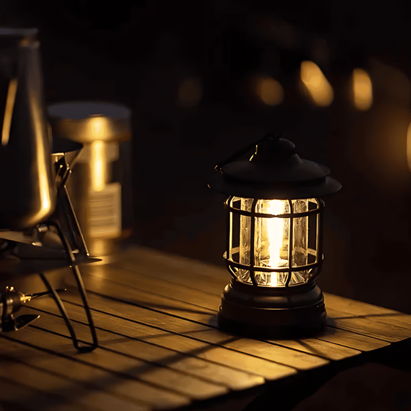 Retro-Style Smart Portable Lampe for Innendørs & Utendørs Bruk Charm | Skanto