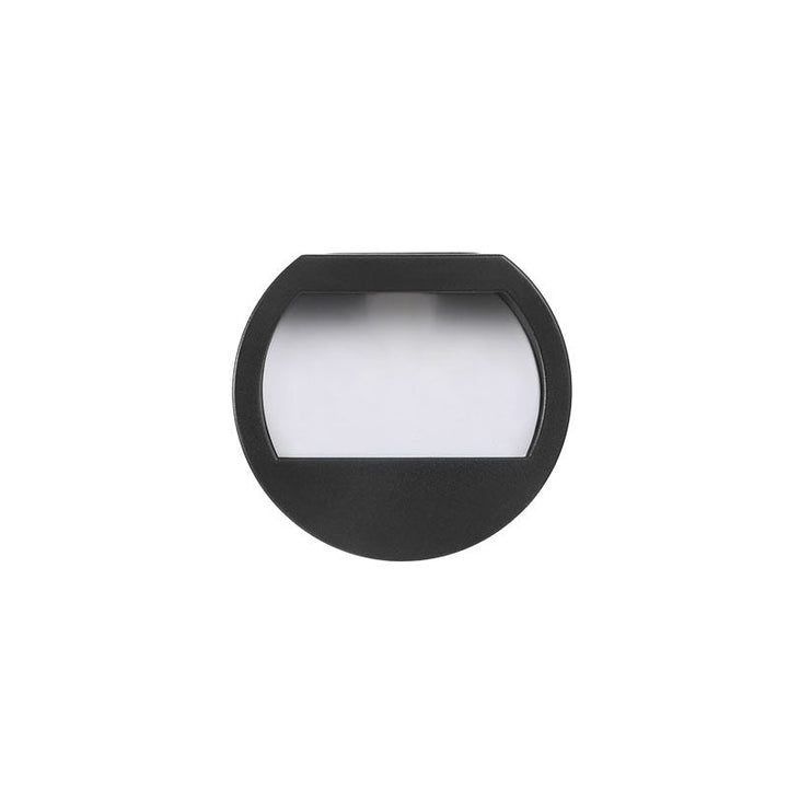 Rund/Firkantet LED solcelledrevet terrassetrappelys, vanntett, solcelledrevet, vanntett