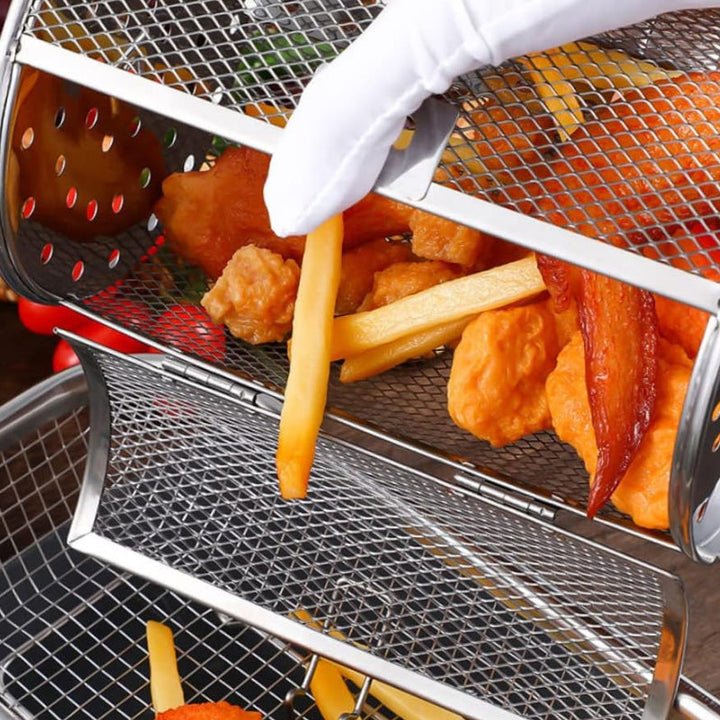 Rustfritt stål roterende grill | Skanto