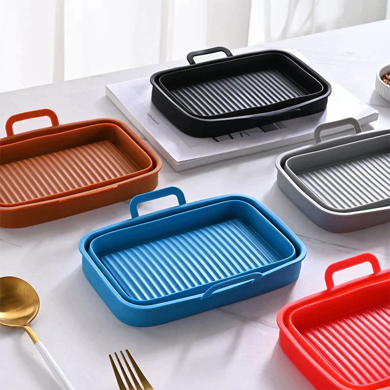 Foldbar Air Fryer Silikon Bakepanne | Skanto