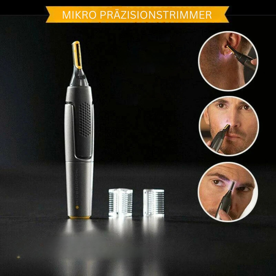 PrecisionEdge Gesichtshaartrimmer med LED-lys og ergonomisk design