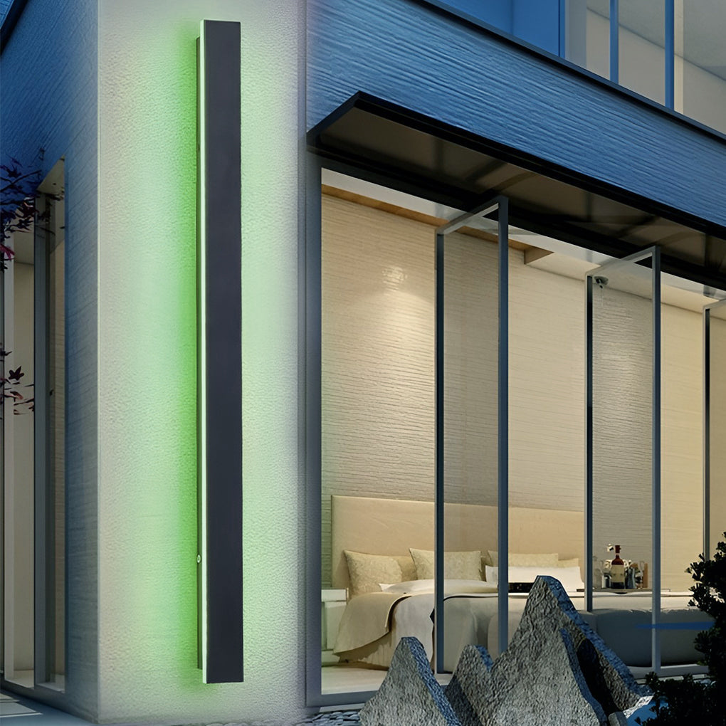 Skanto | Moderne svart LED veggbelysning for hage og terrasse