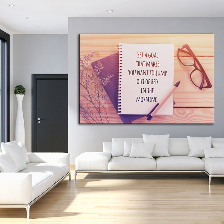 Inspirerende kunst - lerret veggkunst maleri