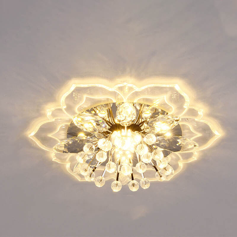 Karnz GlowPetal | LED krystall stift lampe | Blomstform, RGB Fargeveksling & energieffektiv