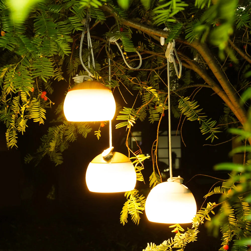 Skanto | Retro LED Campinglampe - Oppladbar USB Lys