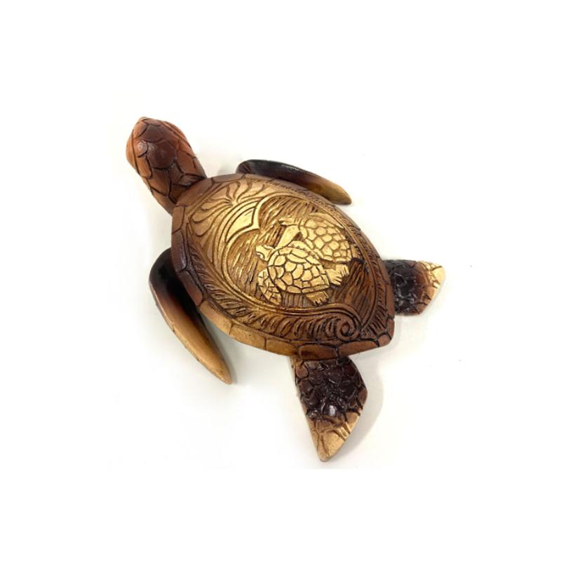 Holzskulptur Hawaii-Skjoldpadde | Skanto