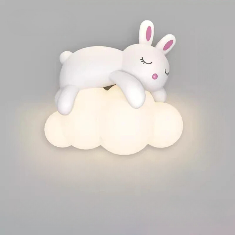 PandaGlow Lampe - Søt LED Vegglampe for Barn Skanto