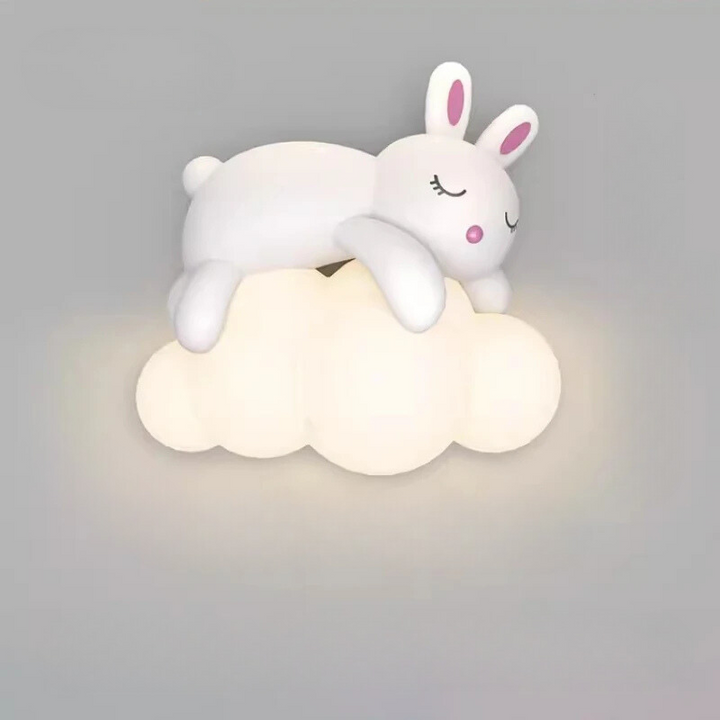 PandaGlow Lampe - Søt LED Vegglampe for Barn Skanto