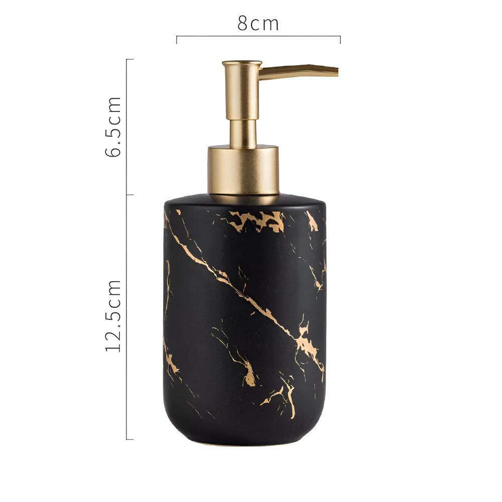 Gyllen marmor Luxus-Spender