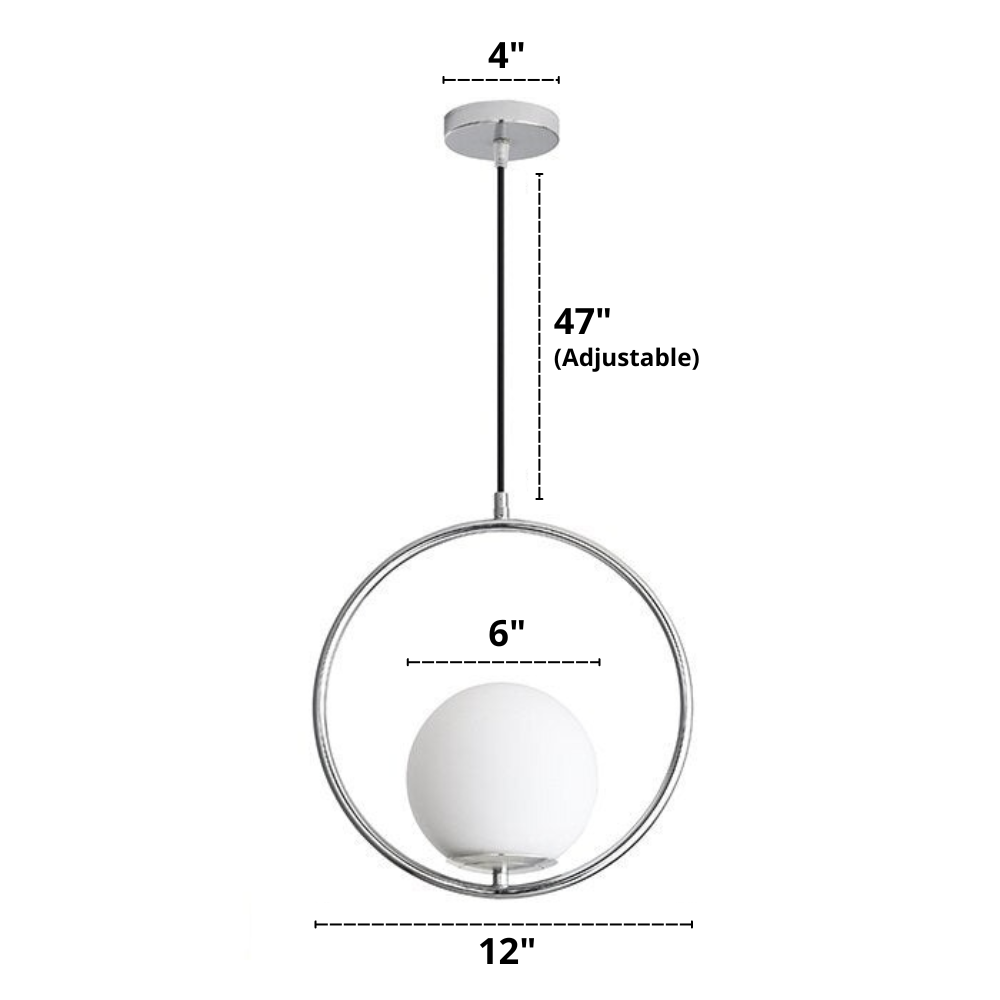 Nordic glass pendant lights