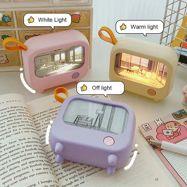 Skanto | Mini TV Maleri LED Nattlys