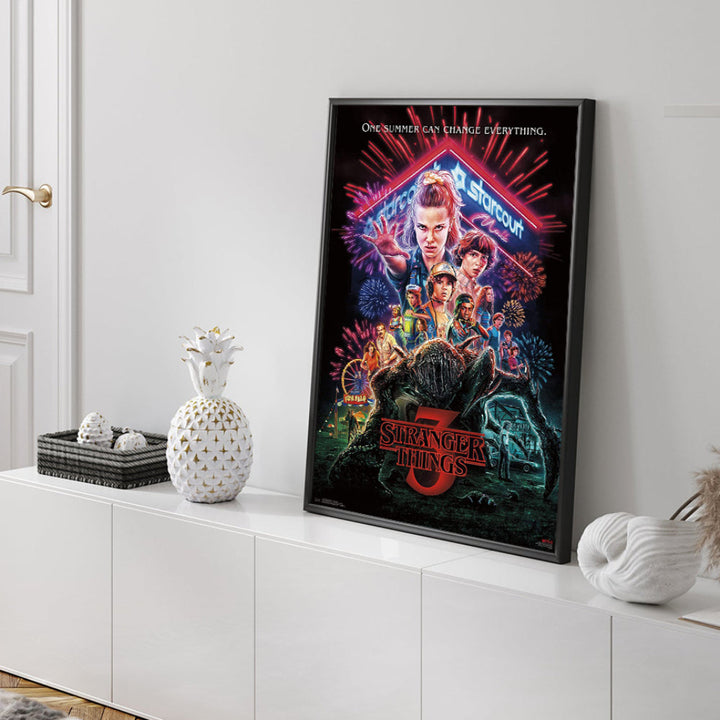 Moderne filmplakater som lerretsbilder, kunsttrykk
