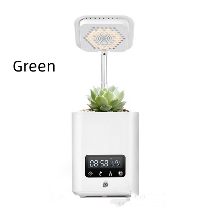 Skanto | Multifunksjonell smart hydroponisk plantepotte med kalender, diffuser og skrivebordslampe