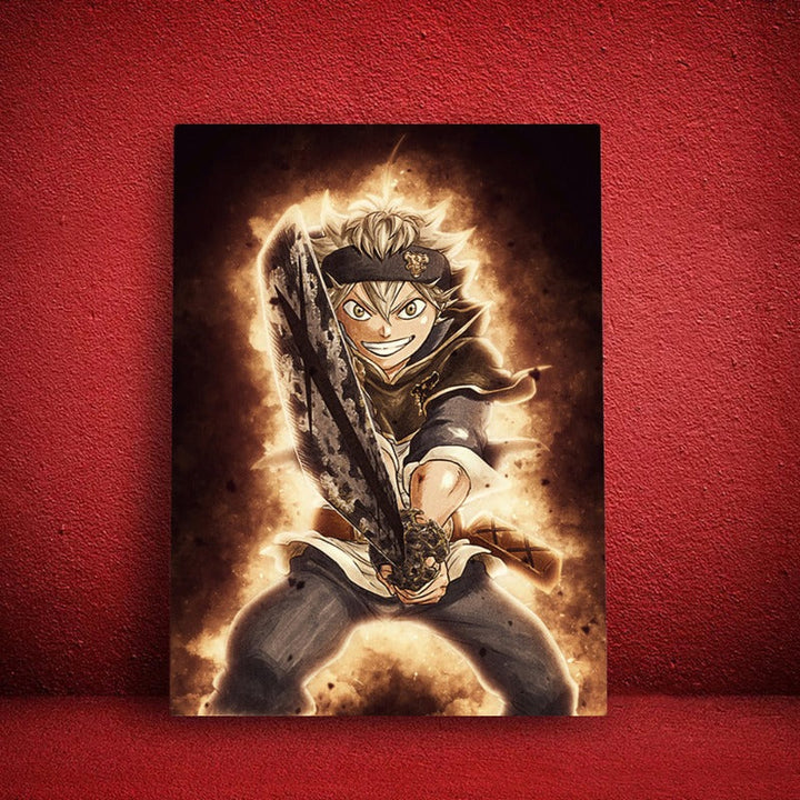 Anime Fighter - Lærret Veggkunst Maleri | Skanto