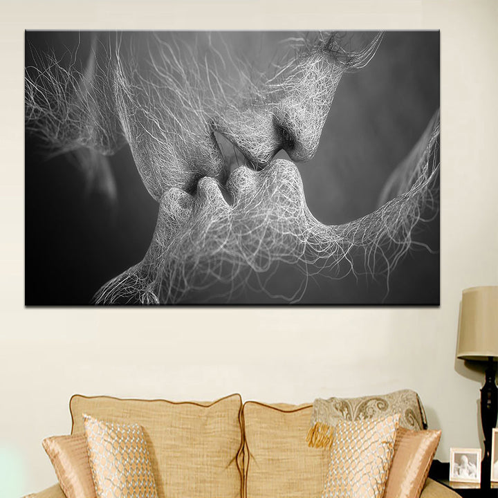 Lines Of Lovers - Lerretveggkunst Maleri