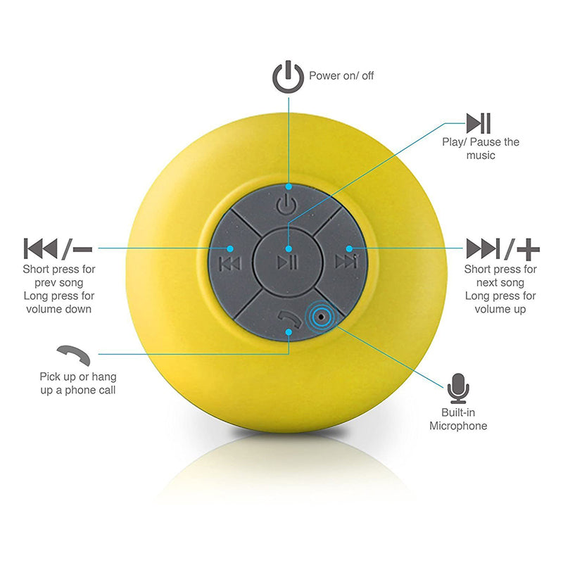 Vanntett Mini Bluetooth Høyttaler | Skanto