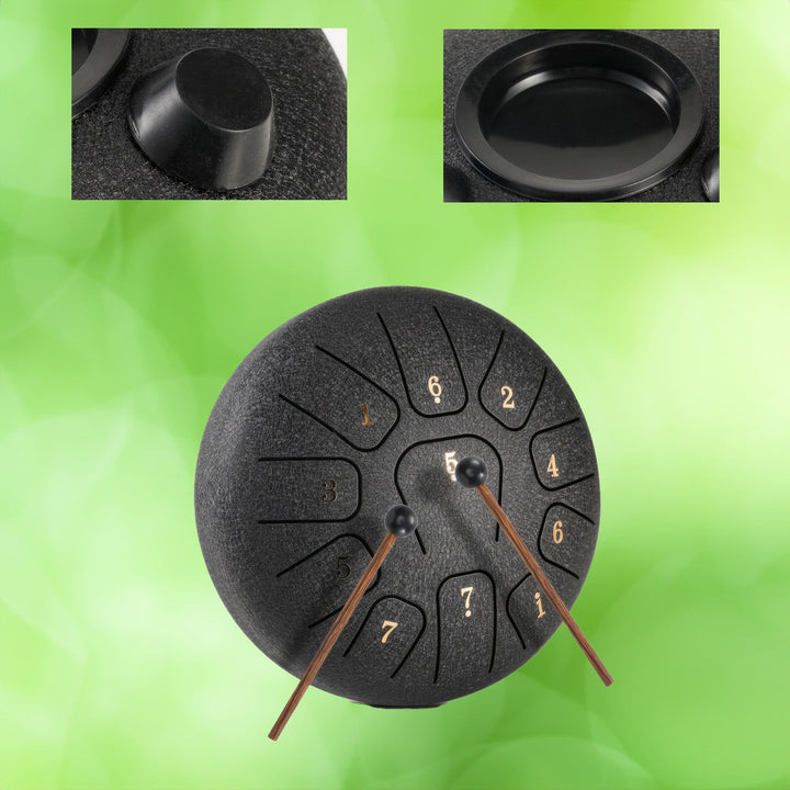 Skanto | Steel Tongue Drum - 6 Tommer med 11 Noter