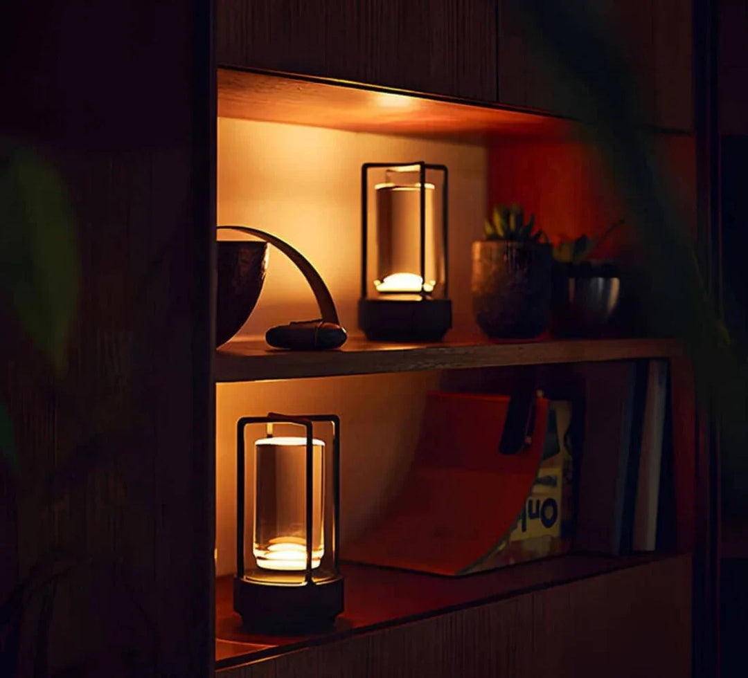Vanntett og bærbar krystallbordlampe - AuroraGlow | Skanto