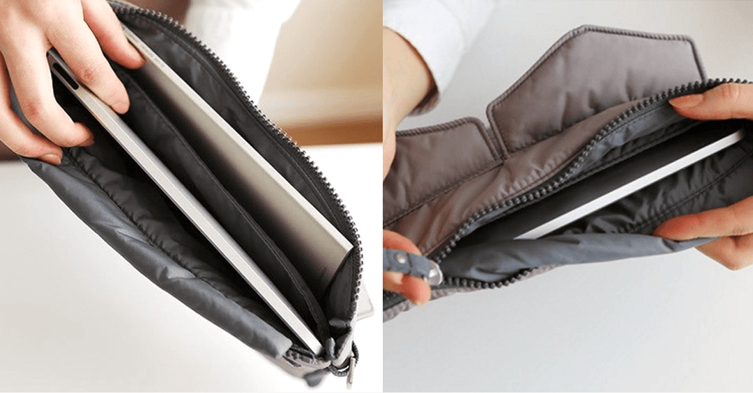 Skanto | Slim Bag-in-Bag - Laget av polyester - Bærbar & liten - Flere glidelåslommer - Passer lett i kofferten din