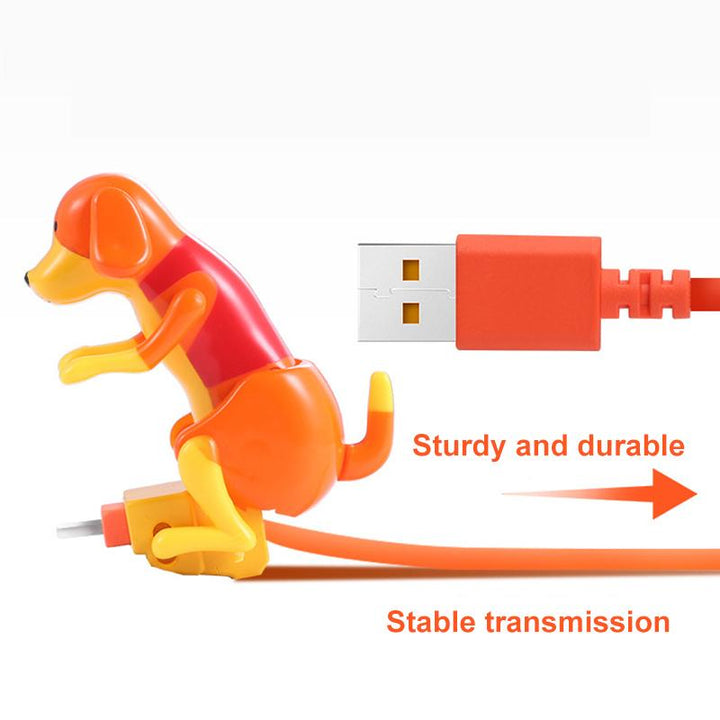 Skanto | Humoristisk Humpende Hund Rask Lader Kabel for iPhone