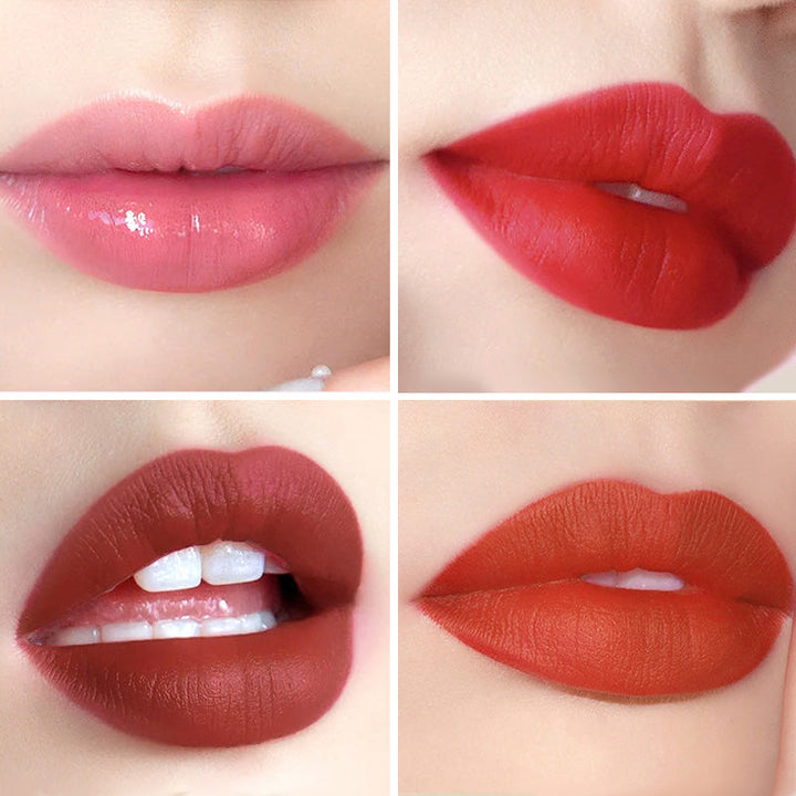Lipstick Set Velvet Matte med Glamour Kjede Håndveske | Skanto
