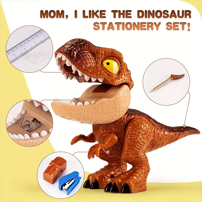 Skanto | 5-i-1 Dinosaur Kontorsett