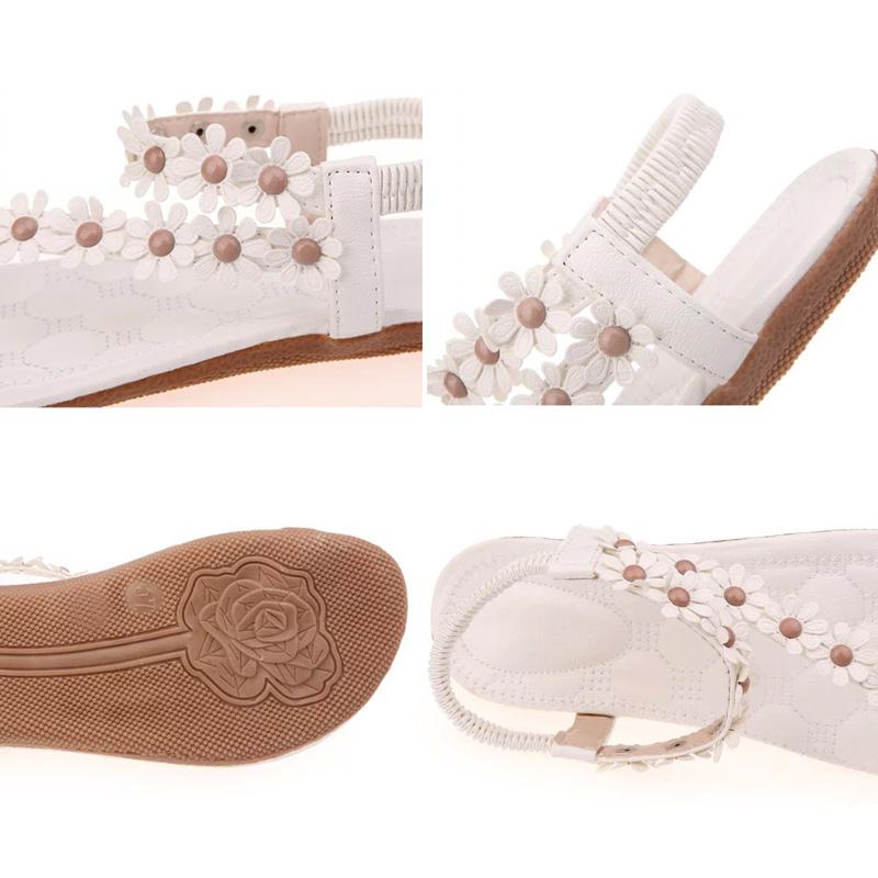 Skanto | Delikate blomstrete Sandaler for kvinner