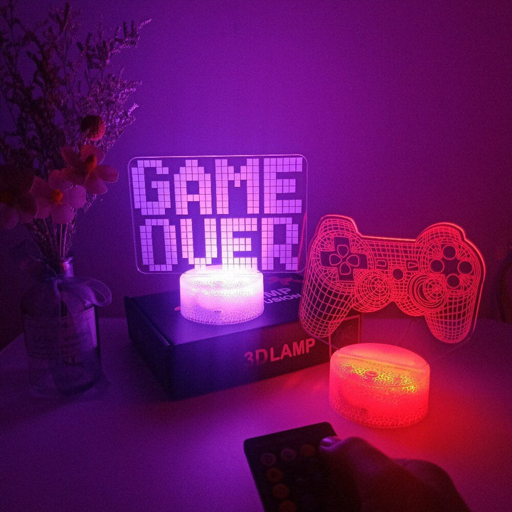 Gamer 3D LED-lamper | Skanto