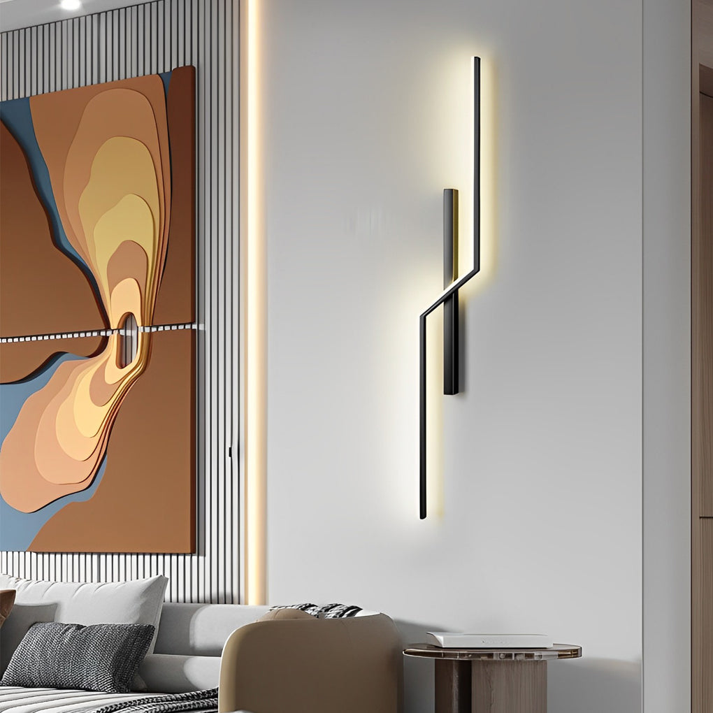 Skanto | Linjer Kreativ LED Moderne Minimalistisk Vegglampe Dekorative Vegglamper Belysning
