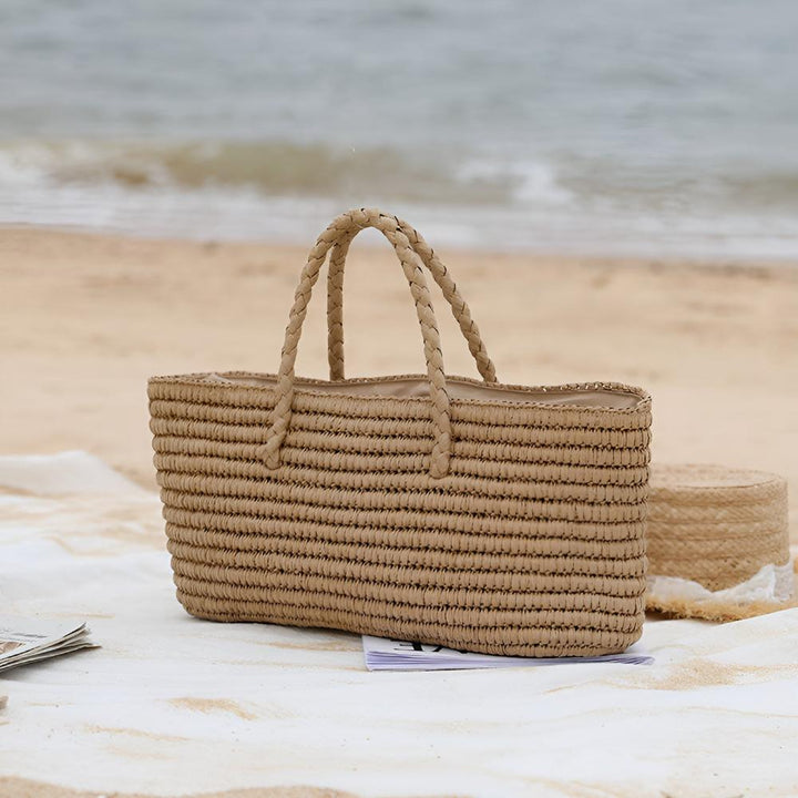 Skanto | Vevd Strå Tote Bag