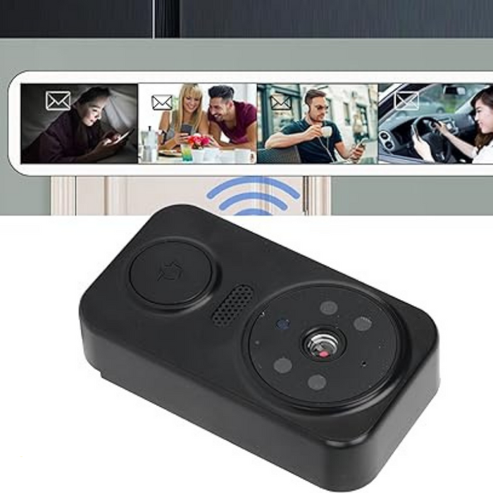 Noctiq Smart Wi-Fi Videodørklokke - HD Kamera, Nattmodus, Bevegelsessensor | Skanto