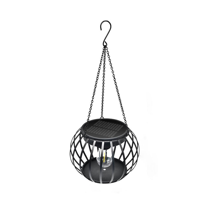 Solcelle Gresskar Lantern Design LED Utendørs Henge Dekorativt Lys | Skanto