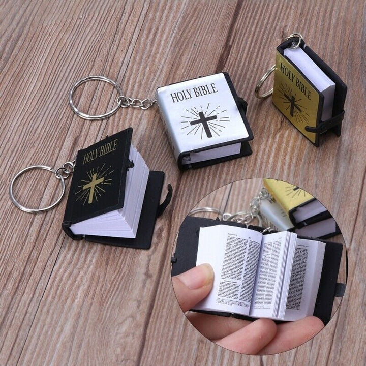 Skanto | Mini Bibel Kors Nøkkelring