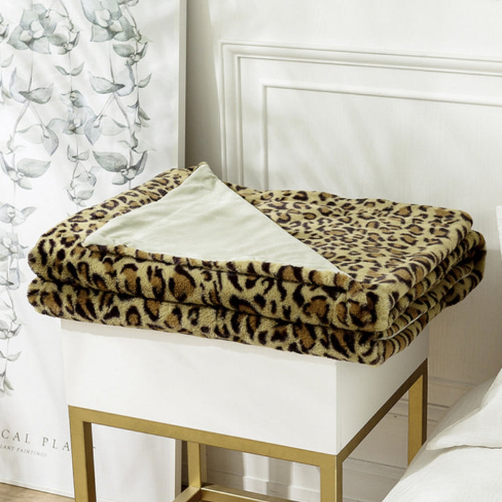 Skanto | Vill Eleganse Leopard Trykk Teppe