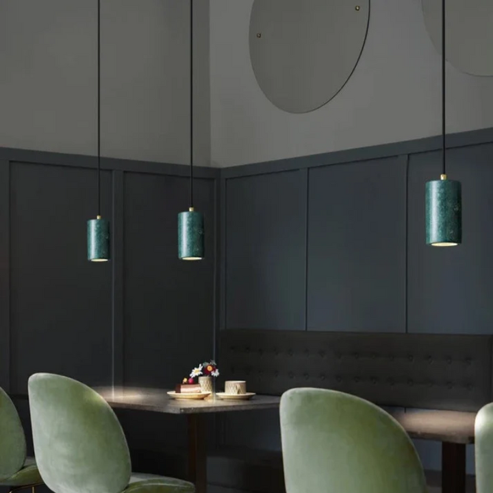 Skanto | Minimalistisk Marmor LED Pendellampe