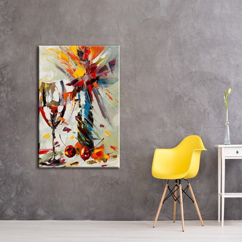 Abstract Summer - Canvas Wall Art Painting | Skanto