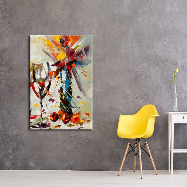 Abstract Summer - Canvas Wall Art Painting | Skanto