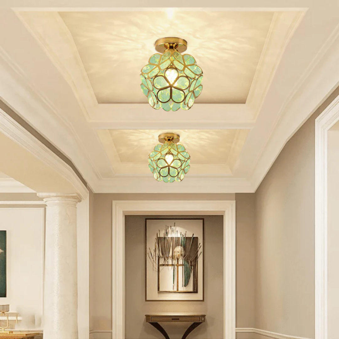 Skanto | Luksus Glass Blomst Taklampe