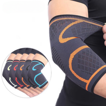 Skanto | Justerbar elastisk albue støtte sleeve for sport og fitness