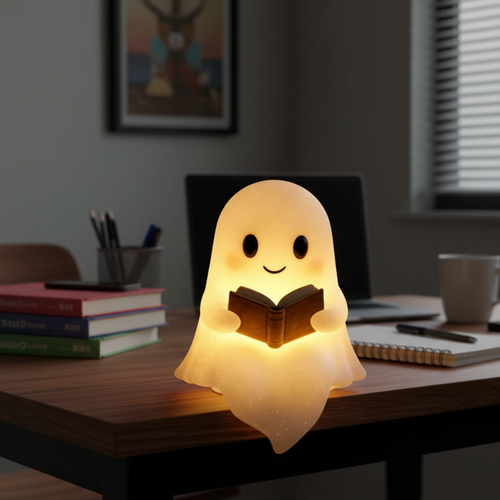 NachtGeist Lampe – Håndlaget Dekorativ Nattlampe med Varmlight | Skanto