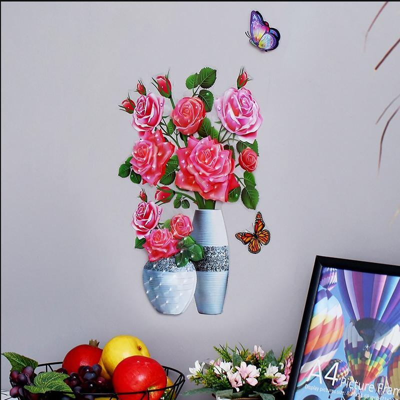 Skanto | 3D Vase Veggklistremerke