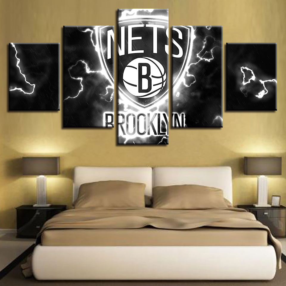 Voltaic Brooklyn Nets 5-delt lerretsbilde