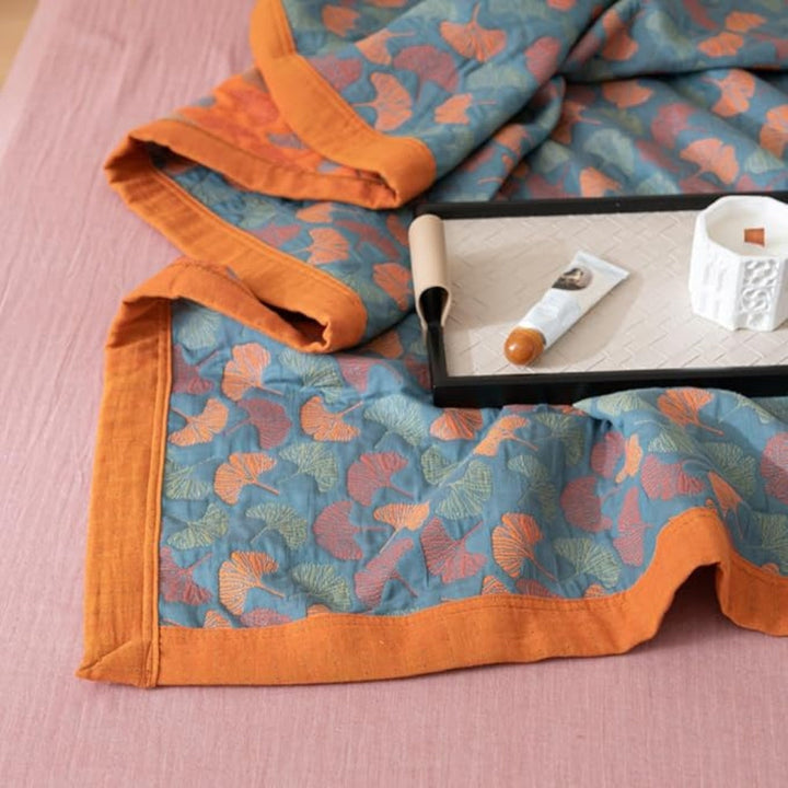 Skanto | Ginkgo Leaf Print Reversibel Teppe