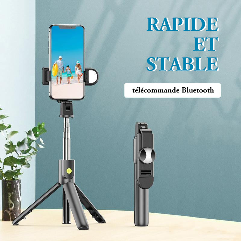 Tripod for selfie stick with Bluetooth remote control | Skanto