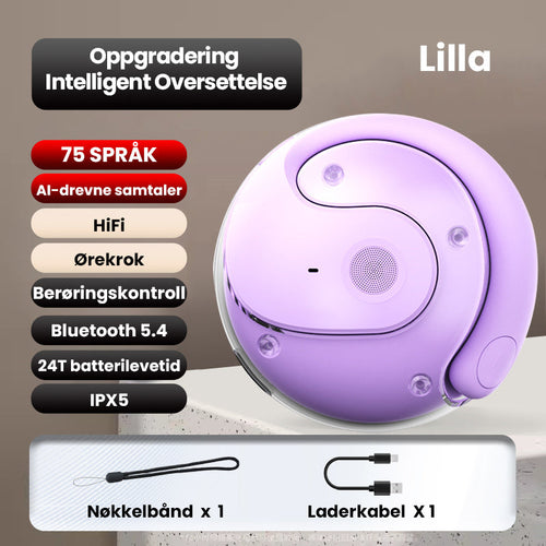 Skanto | Smarte Trådløse Bluetooth Oversettelses Ørepropper