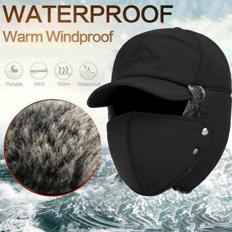 Skanto | Unisex vindproof & varm & ørebeskyttelse & ansiktsbeskyttelse hatt